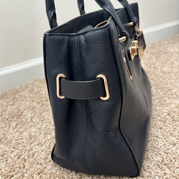 Coach Navy Blue satchel bag - Picture 5 of 16